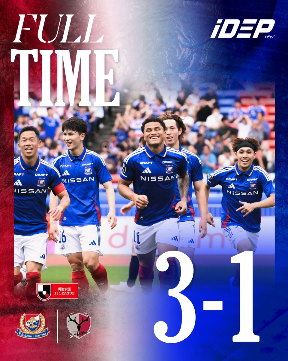 开云体育-老对手送温暖！横滨水手3-1力克鹿岛鹿角，终结联赛7连败